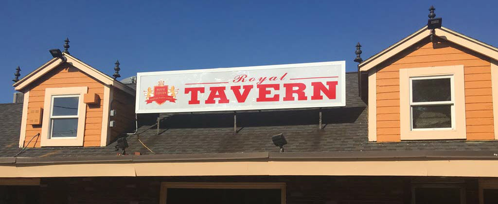 Framed Roof Sign